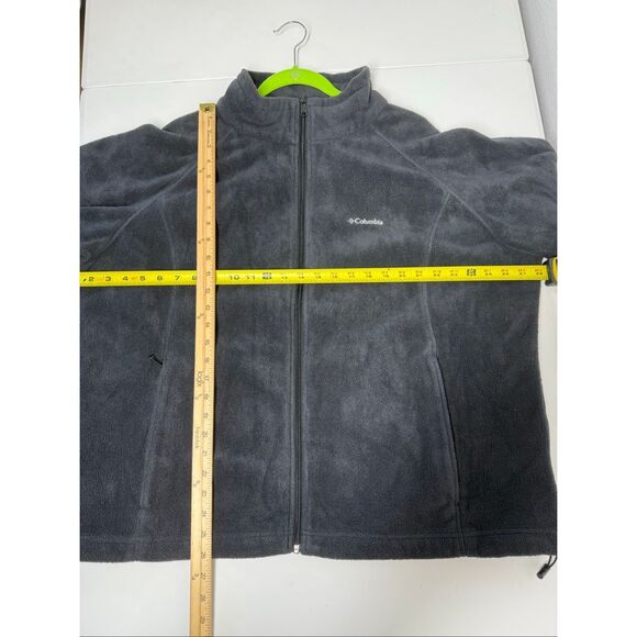 Columbia Women's Fleece Jacket Black Zip up Long Sleeves Pockets Size 3X - Picture 7 of 11